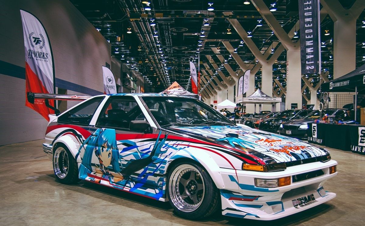 Check Out These Wild Anime Wrapped Sports Cars People Actually Drive