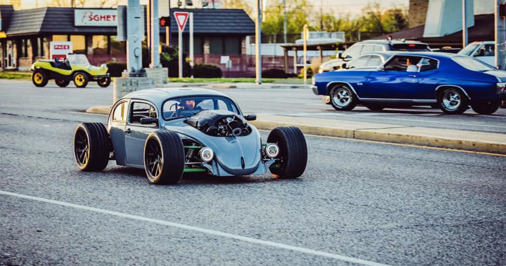 Swapped Crazy Vw Beetle Modded With Hemi Power