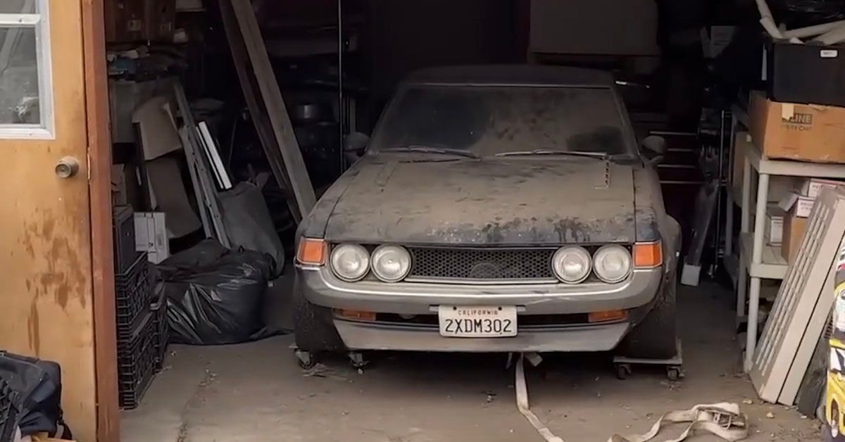 Watch This Abandoned 1972 Toyota Celica Barn Find Receive A Stunning