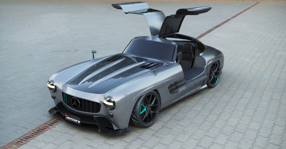 Things We Love About This Stunning Mercedes Benz Sl Gullwing Render