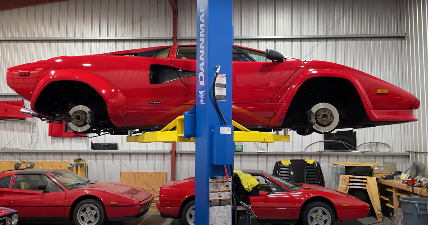 The Real Story Behind The Wrecked Lamborghini Countach From The Wolf Of