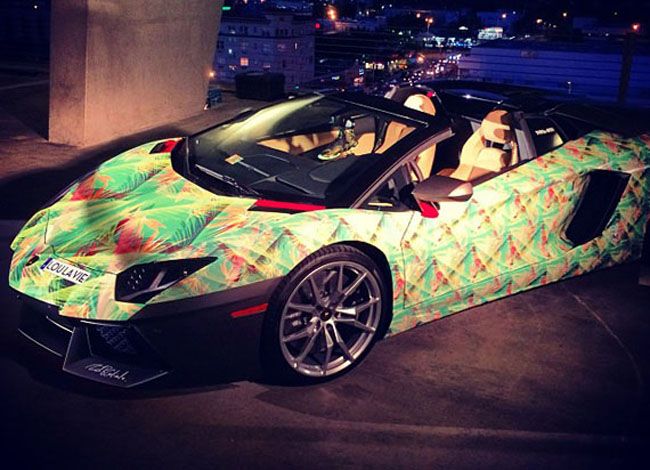LeBron James' Lamborghini Aventador
