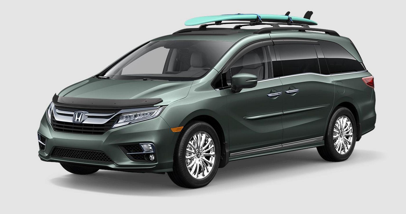 Honda Odyssey Elite Gives Drivers A Surf Rack & Tent For Price Of A Porsche