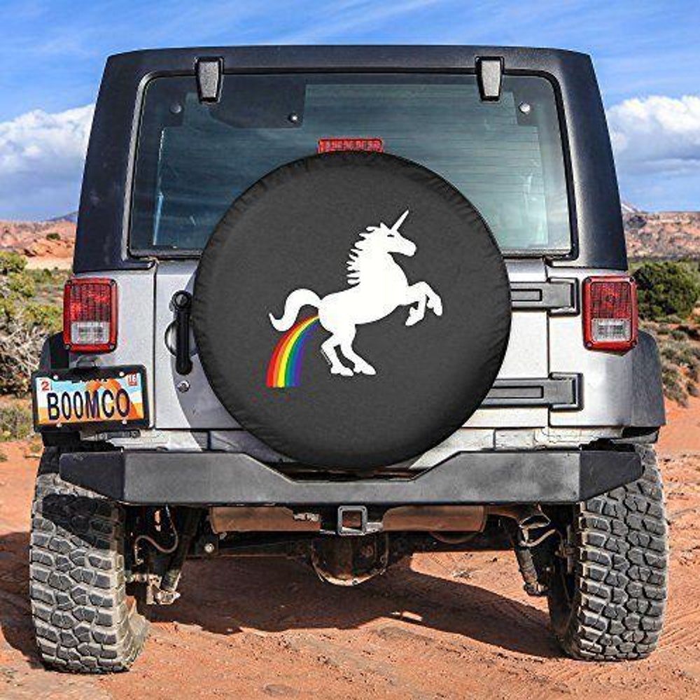 Crazy Moose Lady Spare Tire Cover Universal Fit for Jeep Rvs Trucks Cars Trailer 14 15 16 17 inch Wheel