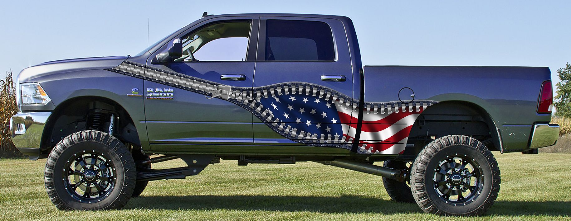20 American Flag Car Wraps That Are Just A Little TOO Patriotic