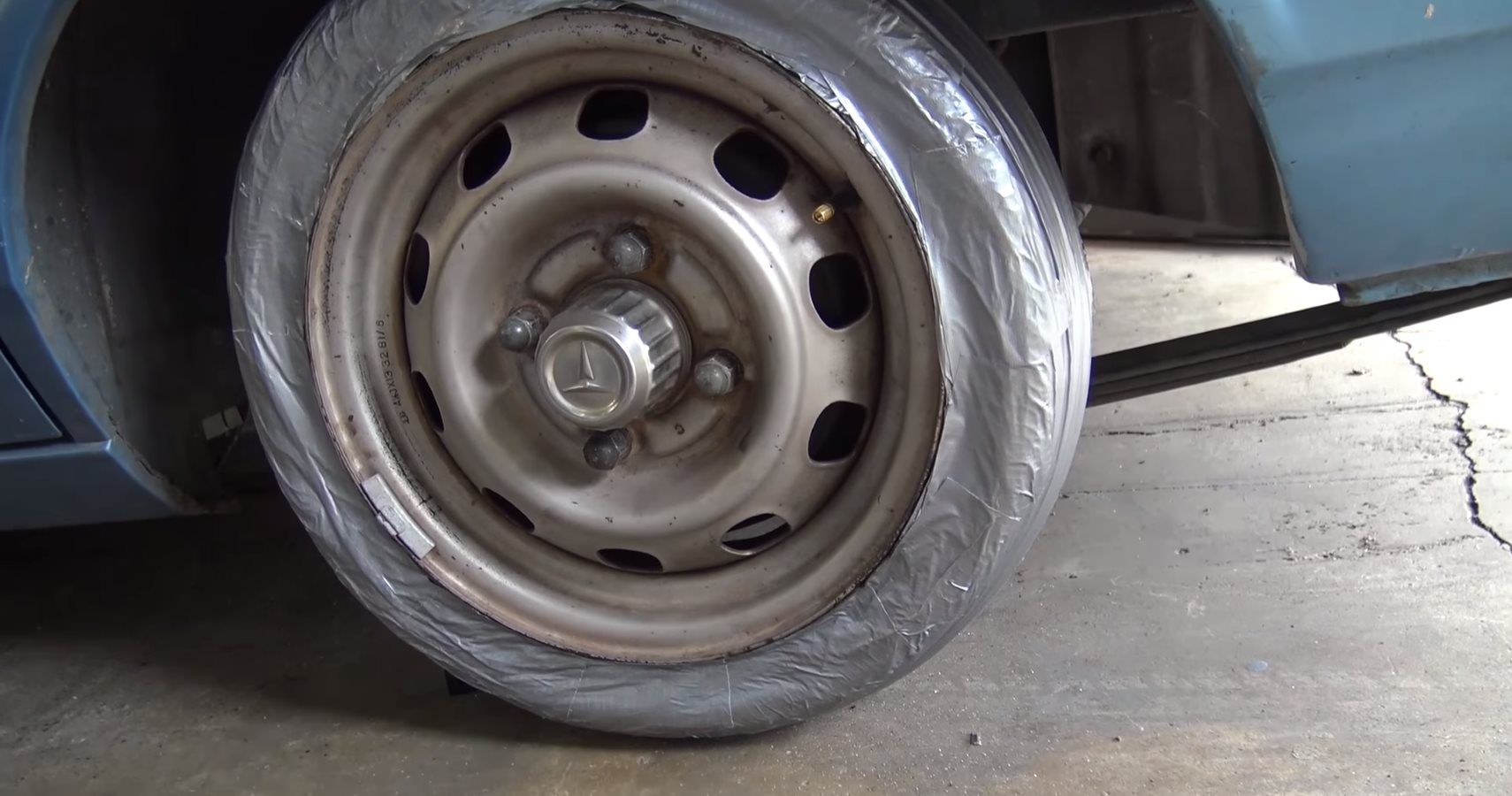 People Are Making Spare Tires Out Of Duct Tape