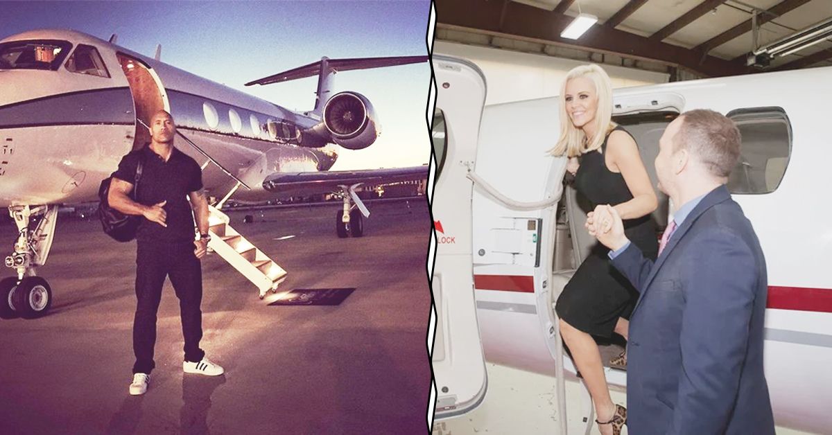 Pics Of Celebrities And Their Private Jets