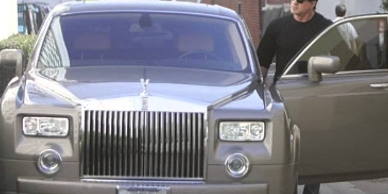 Sylvester Stallone and Rolls-Royce Phantom