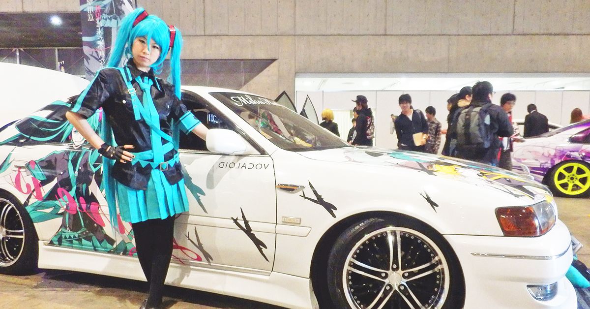 In Pictures: Strange And Awesome "Itasha" Anime Car Wraps. 
