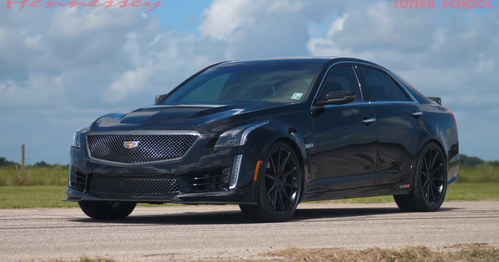 Watch Hennessey’s 1000 HP Cadillac Show Off Its Power