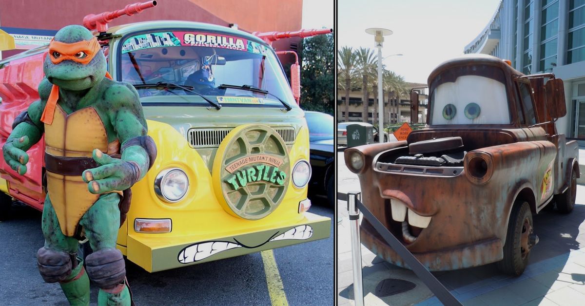 Cartoon cars come to life