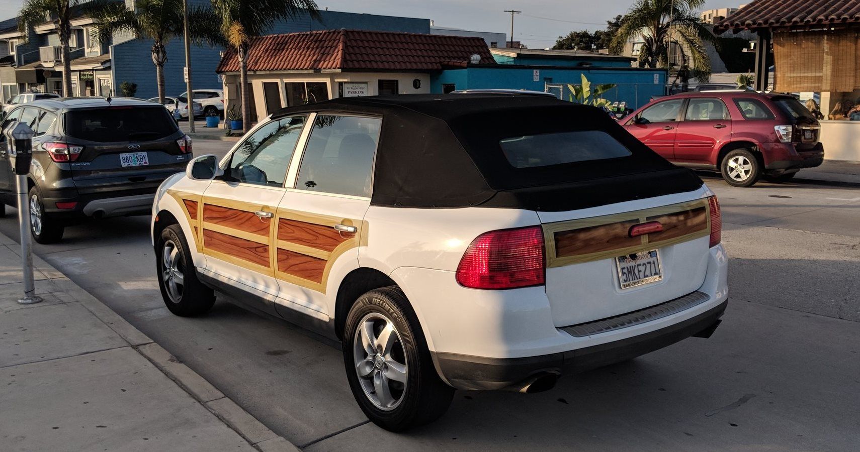 Check Out This Wood Paneled Porsche Cayenne