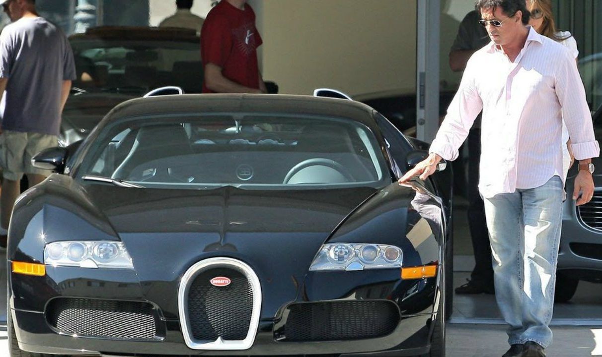 Sylvester Stallone's Bugatti Veyron in his car collection