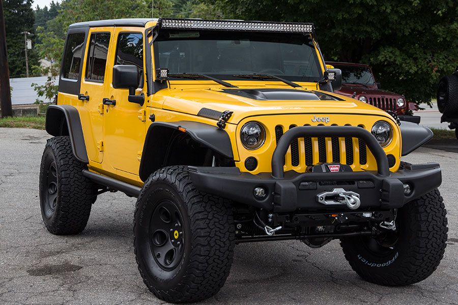 Custom 2015 Jeep Wrangler Rubicon Baja Yellow