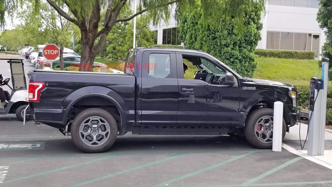 2020 Rivian A1T Spotted Rocking A Ford F-150 Body