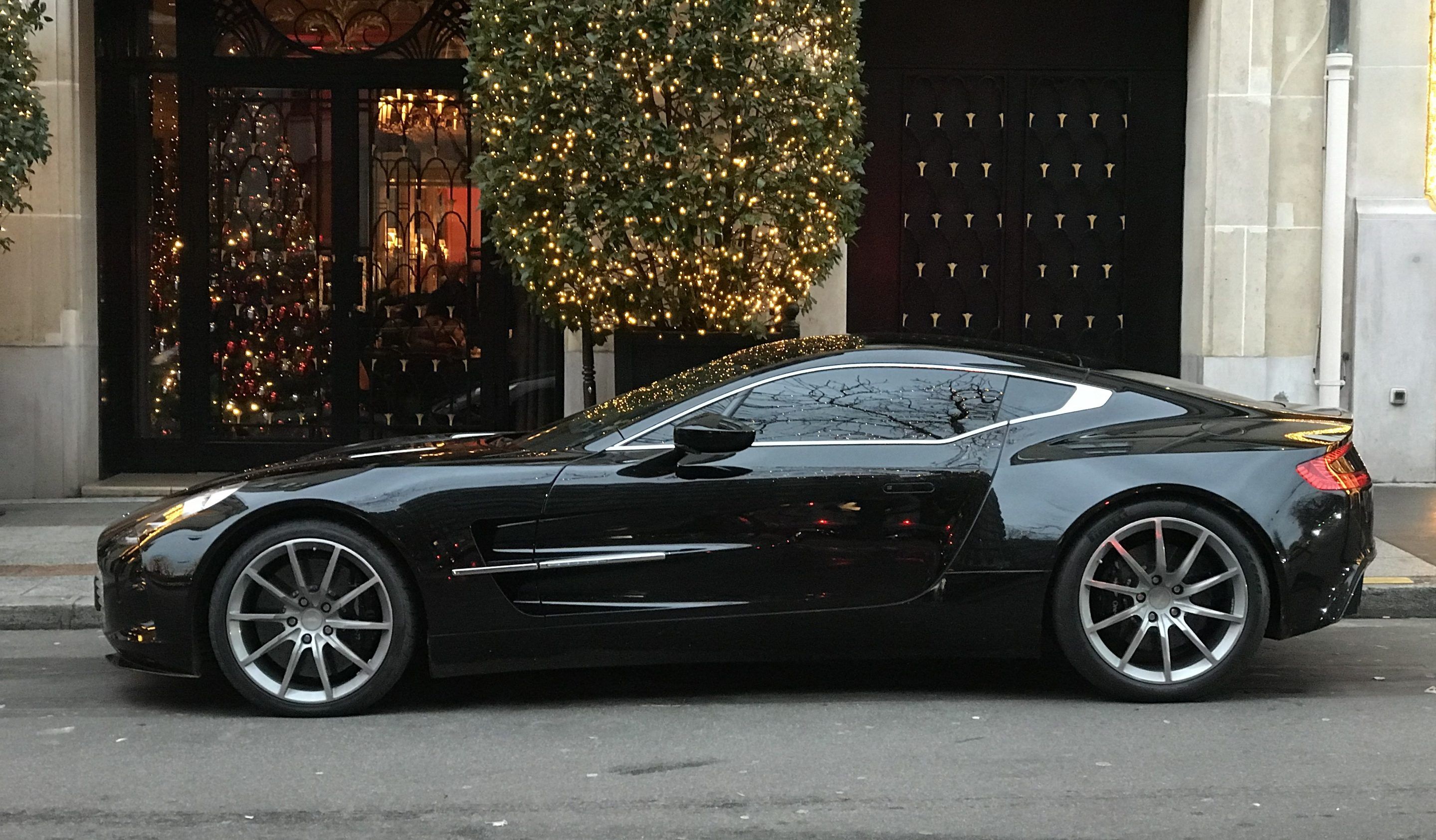 Aston Martin One 77 Parked Outside