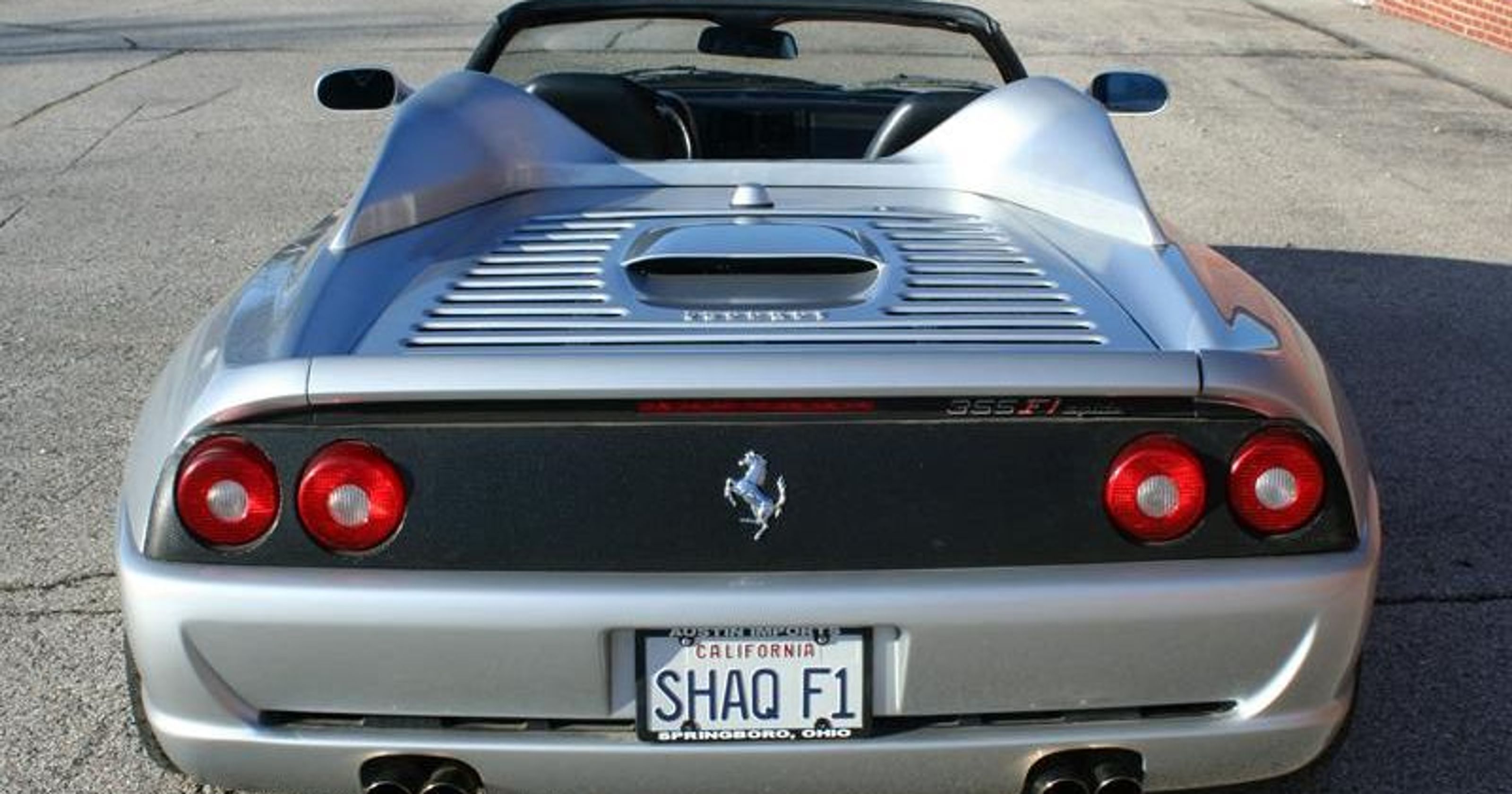 Shaq's Ferrari F1 Spider