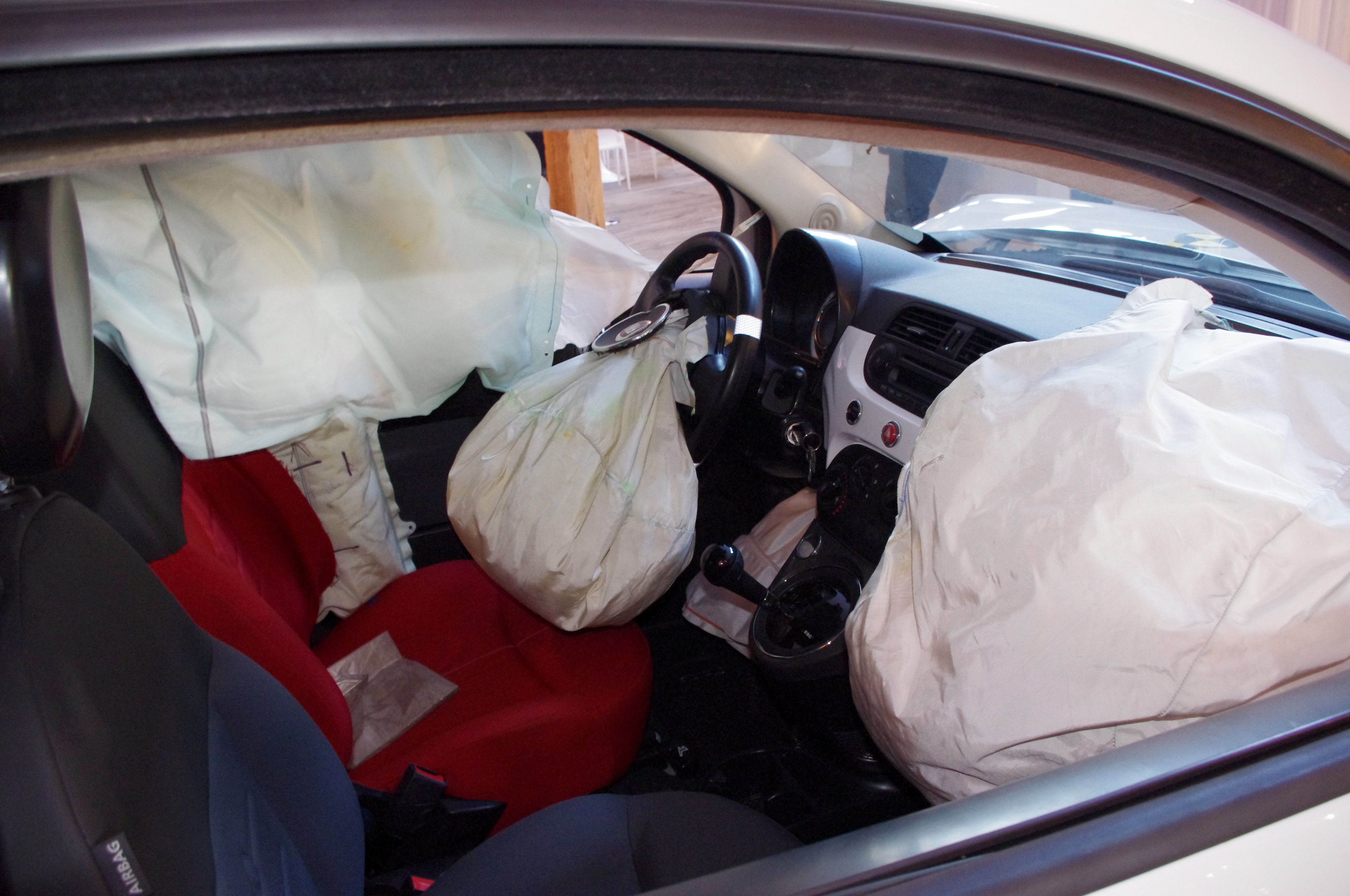 blown airbags ford pickup