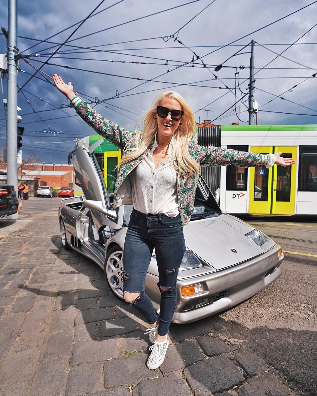 Supercar Blondie Alex Hirschi Lamborghini Diablo