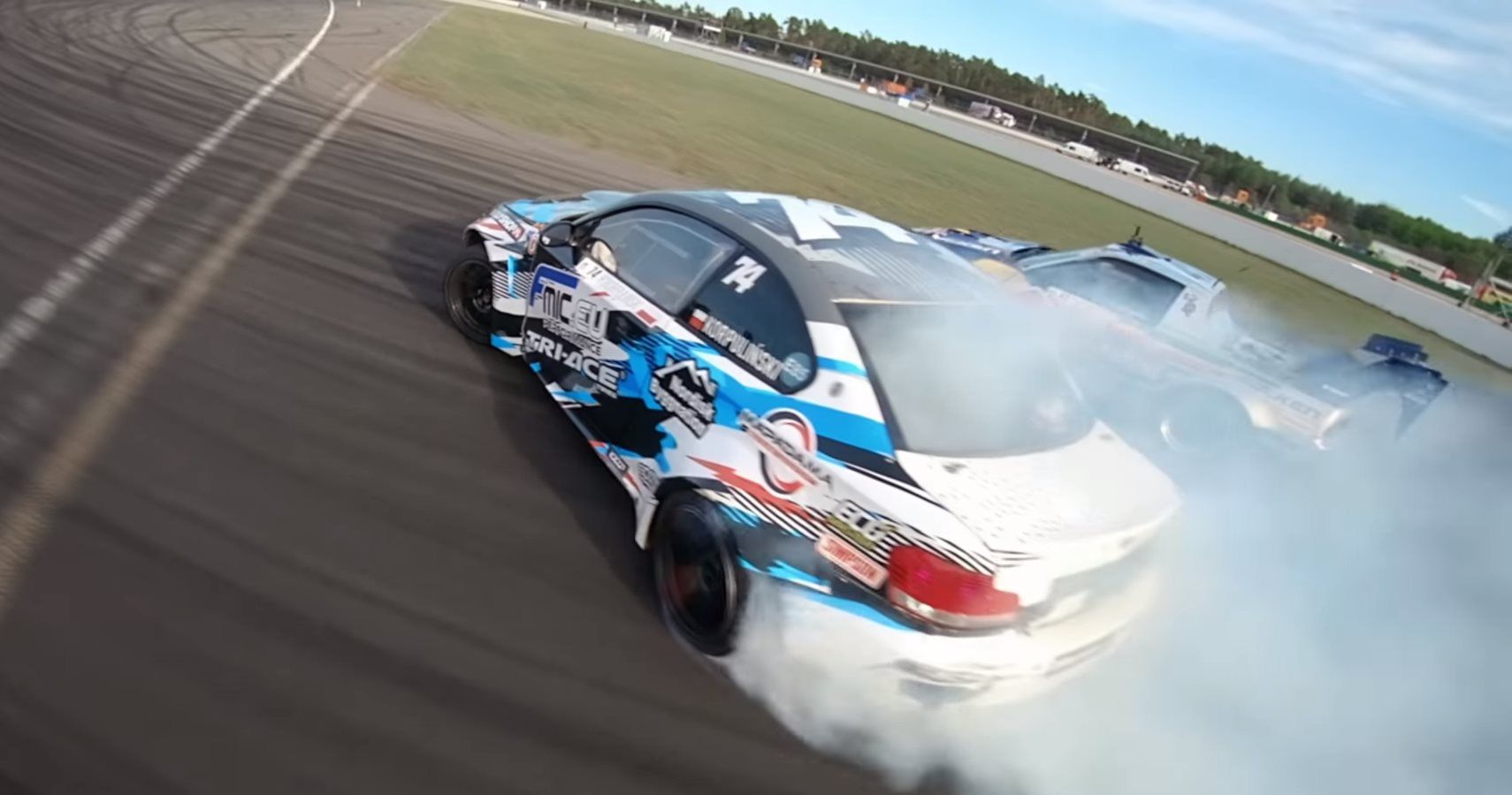 This Drone-Filmed Drift Race Looks Straight Out Of A Video Game