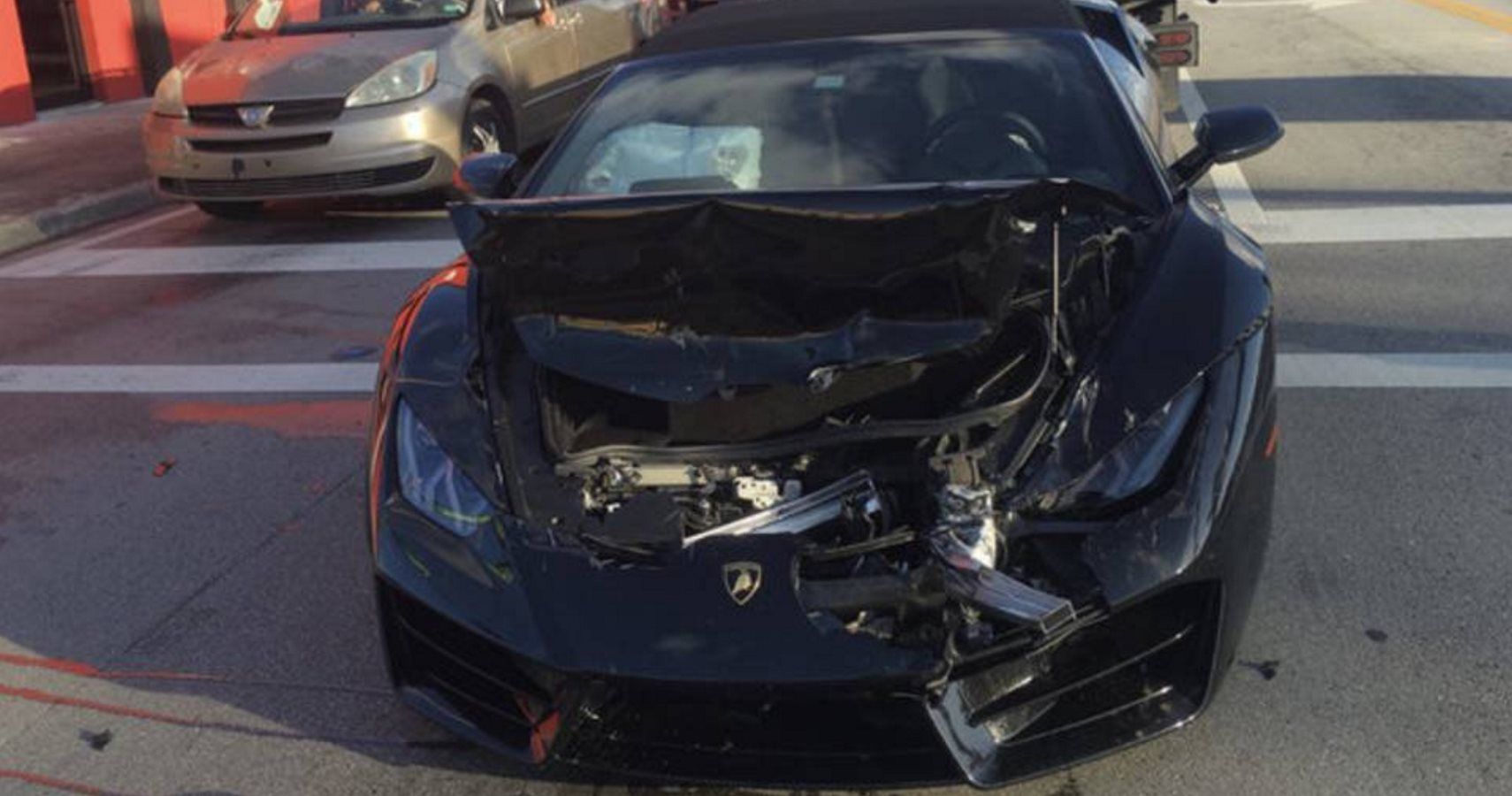 Watch Florida Man Hit Lamborghini Into Ford Pickup Then Mercedes-Benz In Cringeworthy Video