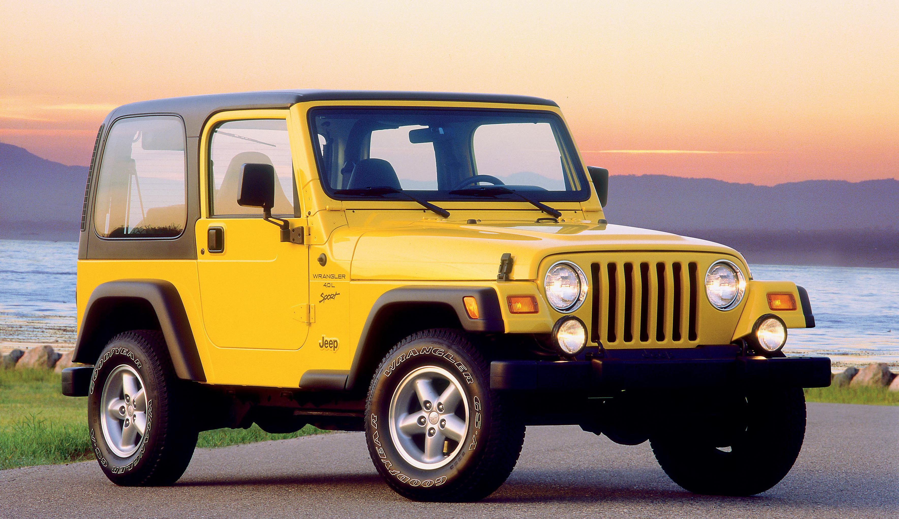 Jeep Wrangler (TJ) yellow