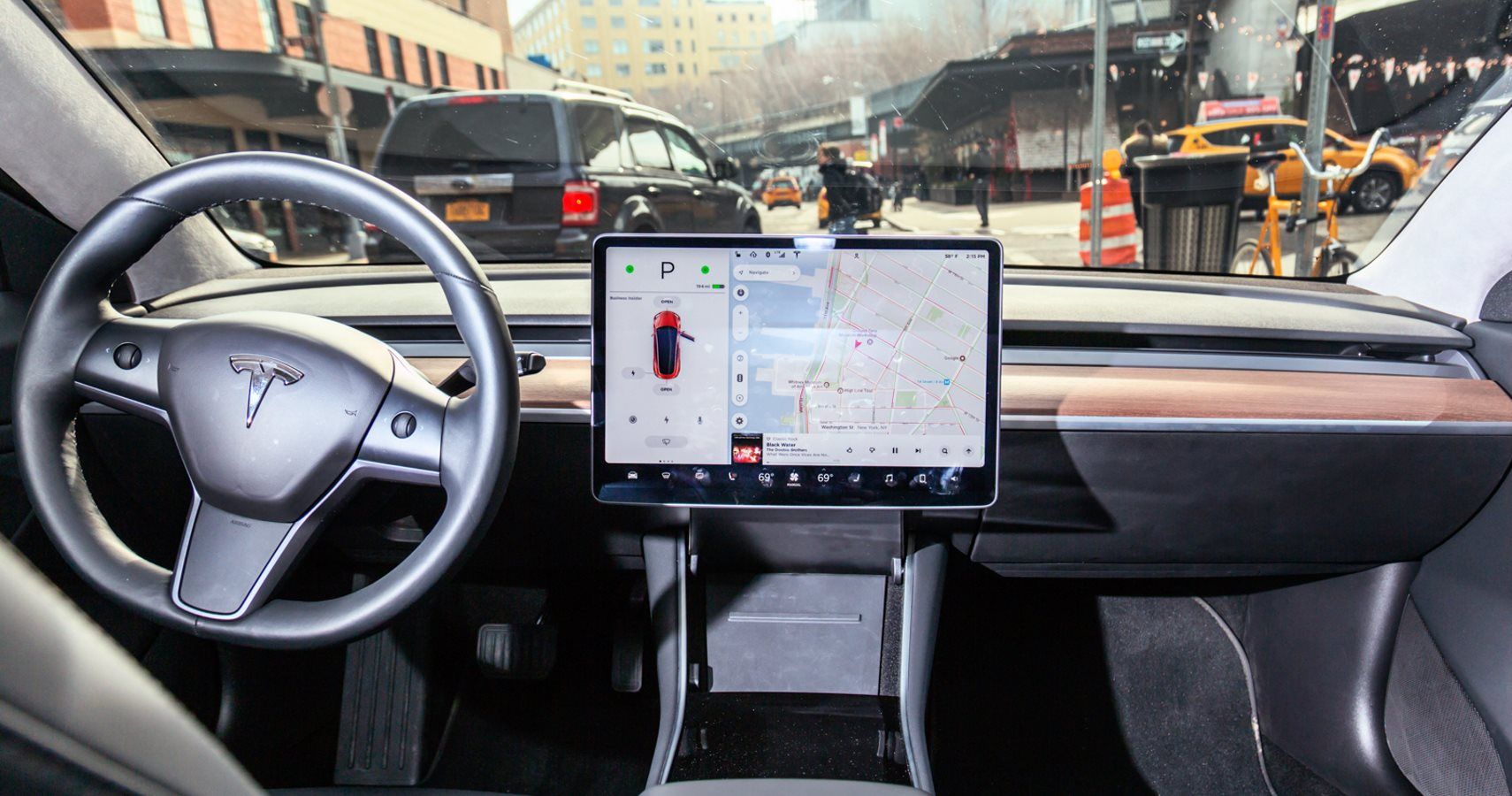 driver display for tesla model 3