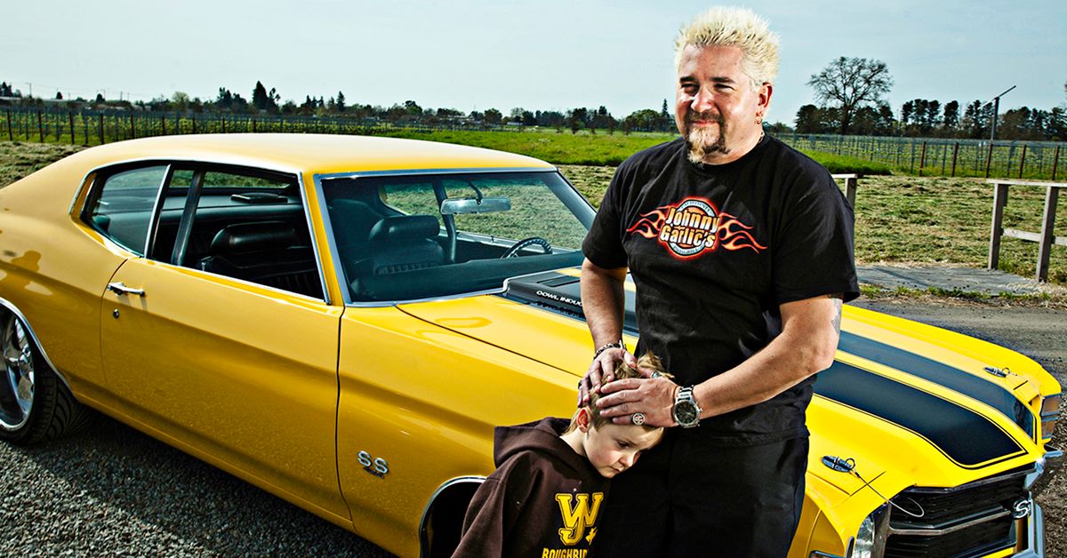 20 Pictures Of Guy Fieri's Very Yellow Car Collection ...