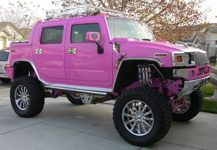 Britney Spears Pink Hummer