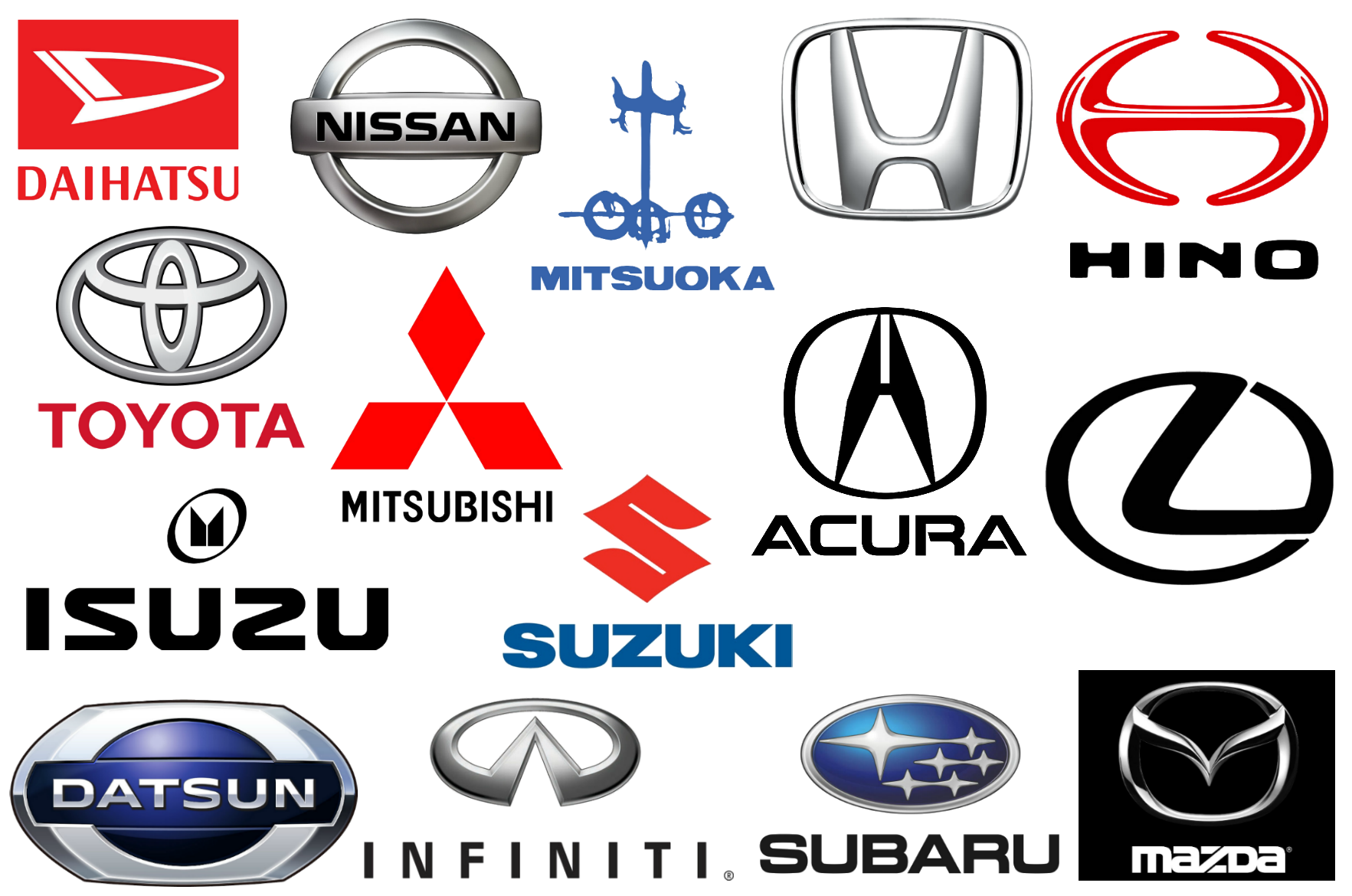Japanese Car Brands Companies And Manufacturers