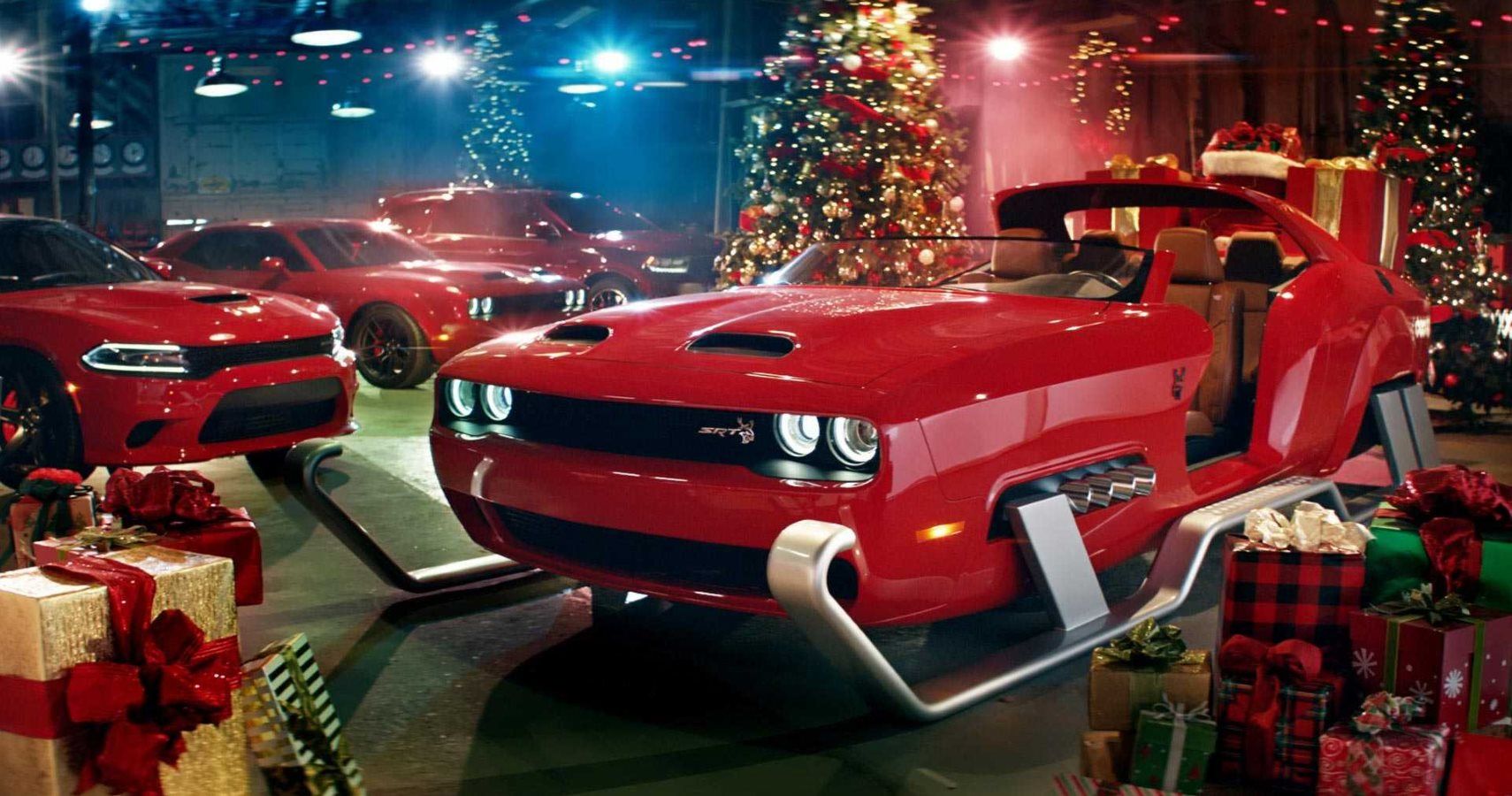 Dodge's Holiday Ad For The Challenger SRT Redeye Makes Santa's Sleigh Cool