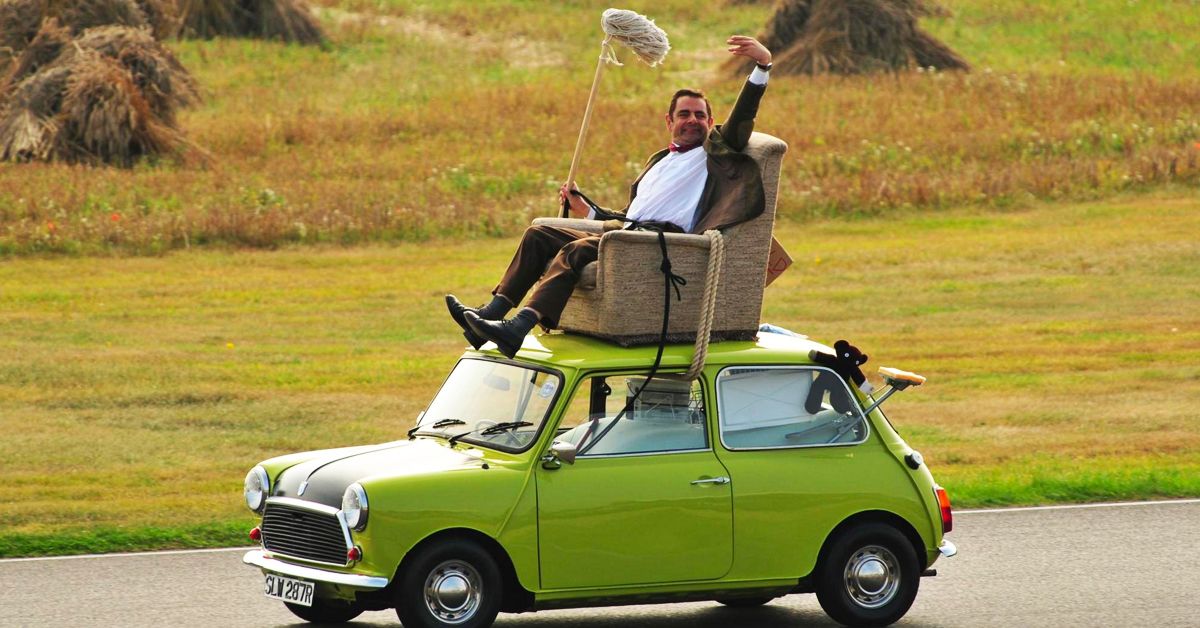 Mr Bean On top Of Green Mini 