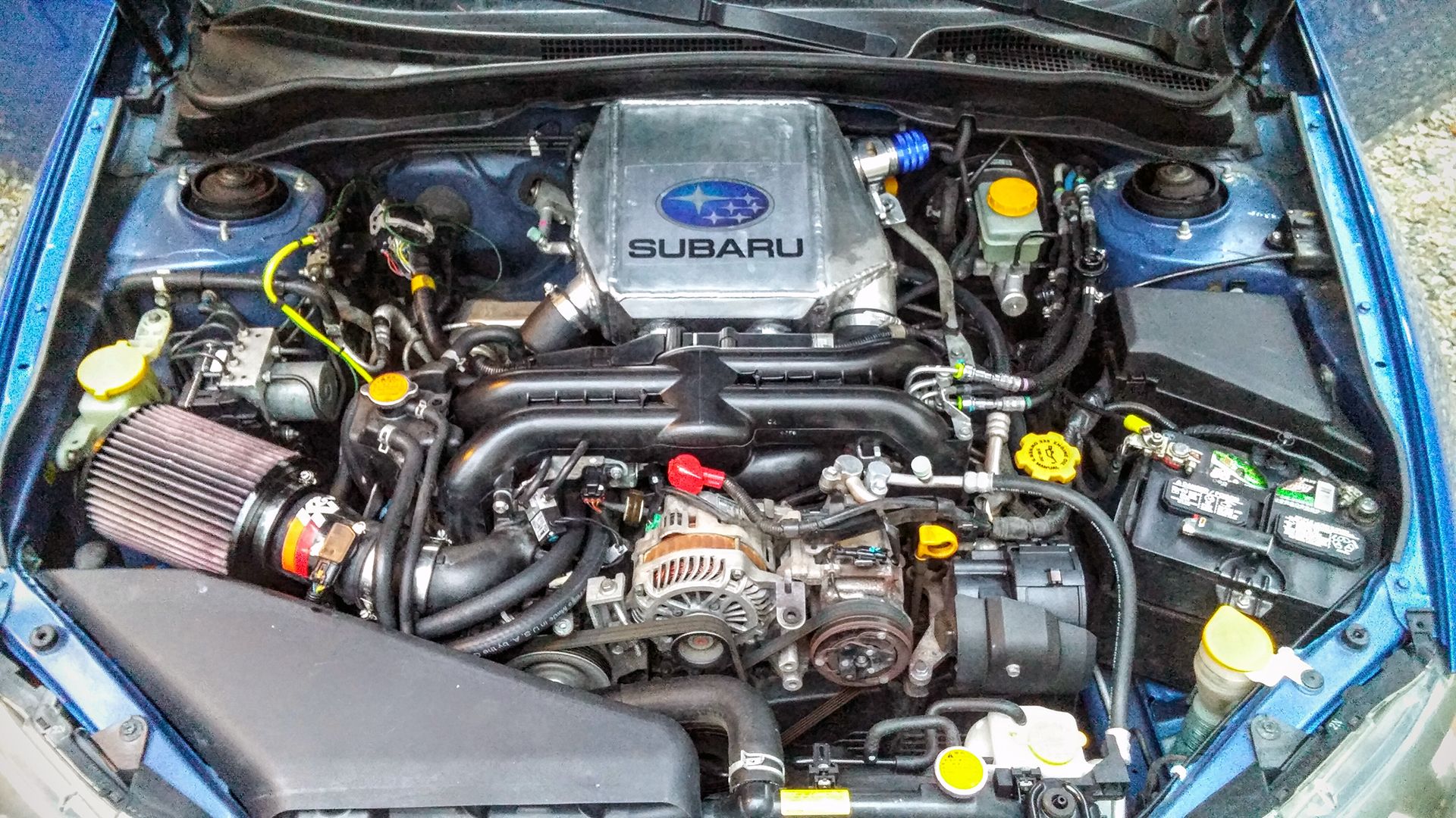 Subaru WRX STI boxer engine