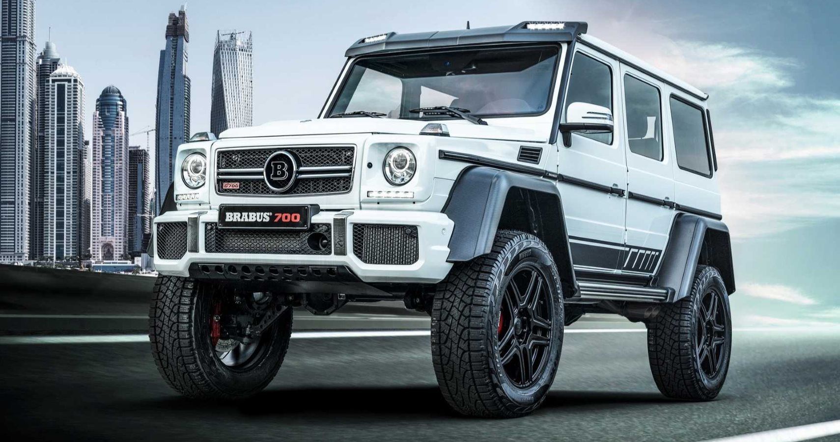 Brabus Revamps Last-Gen AMG G64 With 700 4X4 Squared