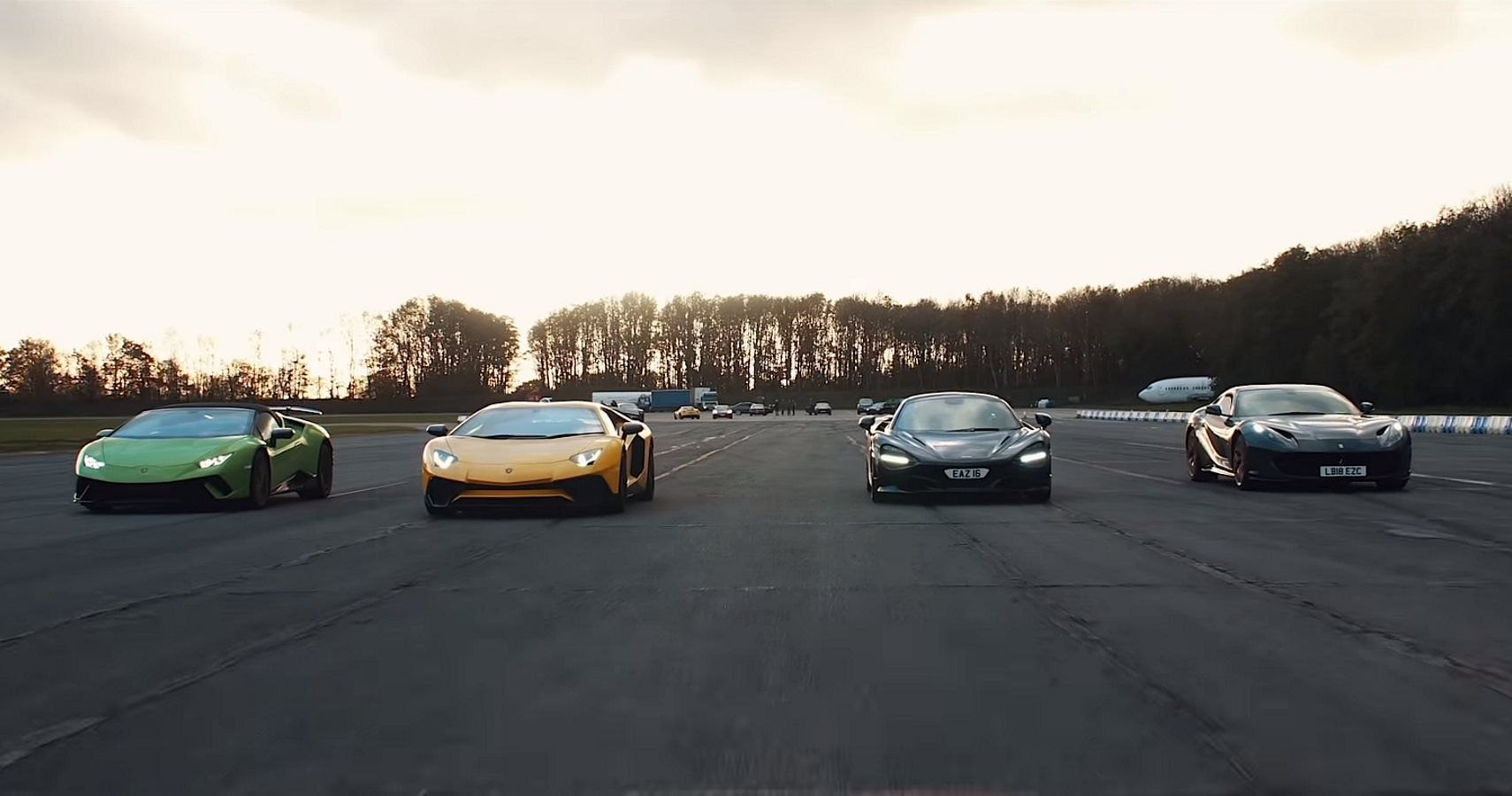 Watch A Slew Of Supercars Take Each Other On In Epic Drag Race