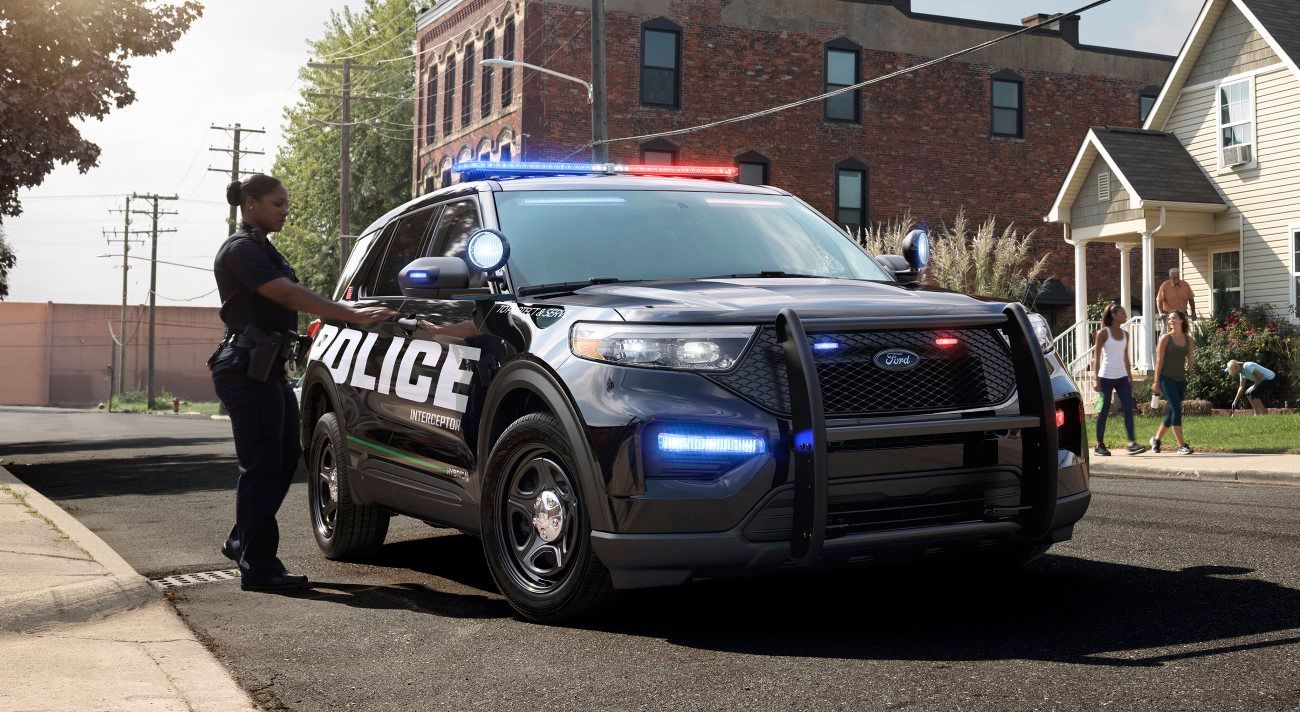 All-new 2020 Police Interceptor Utility, with standard hybrid all-wheel-drive powertrain, will save police agencies and taxpayers as much as $5,700 per vehicle annually in fuel costs* over current Police Interceptor Utility equipped with 3.7-liter gas engine