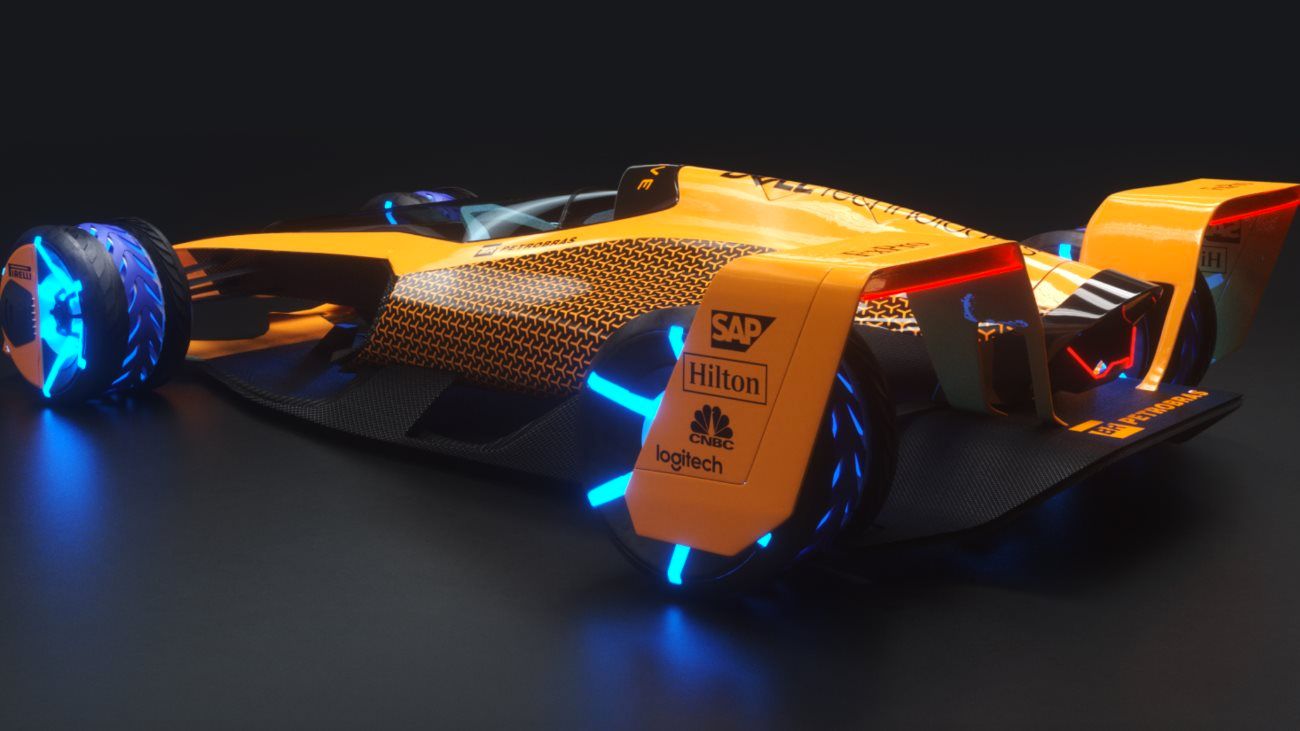 McLaren Imagines Formula One Racing In The Future, And It's Pretty Much Like Tron