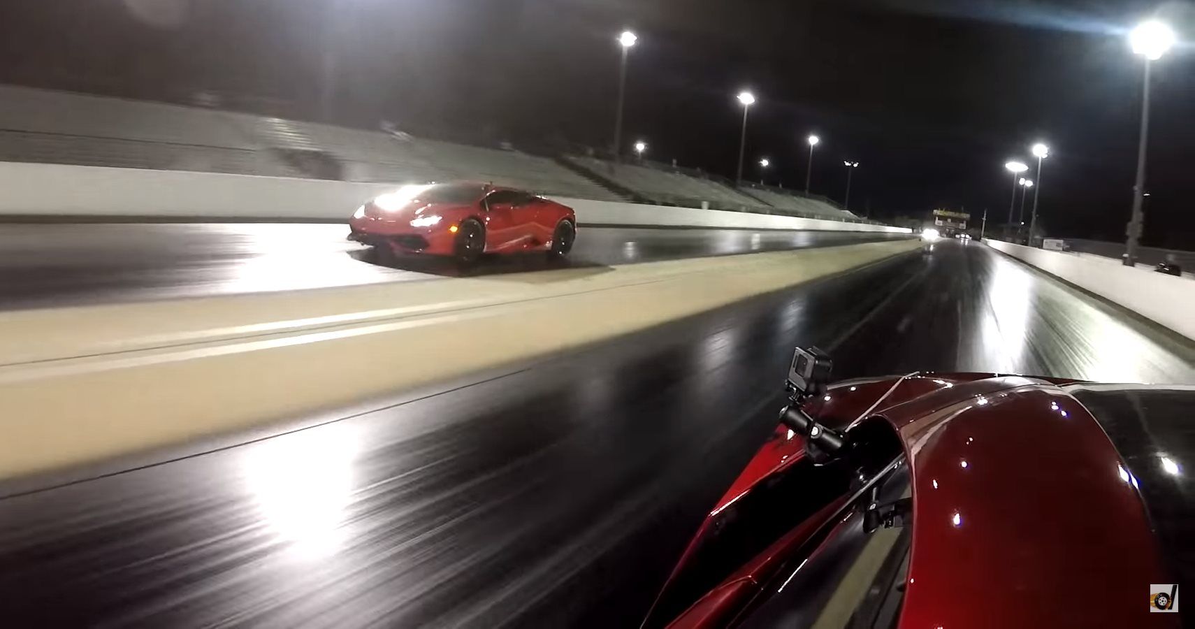 Watch A Lamborghini Huracan LP610-4 Take On An Acura NSX In Drag Race Action