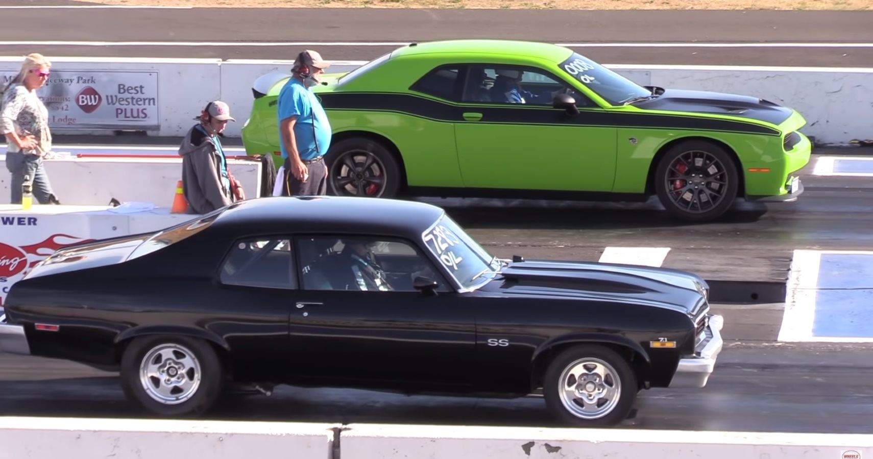 Watch This Series Of Old Vs New Muscle Cars Drag Race