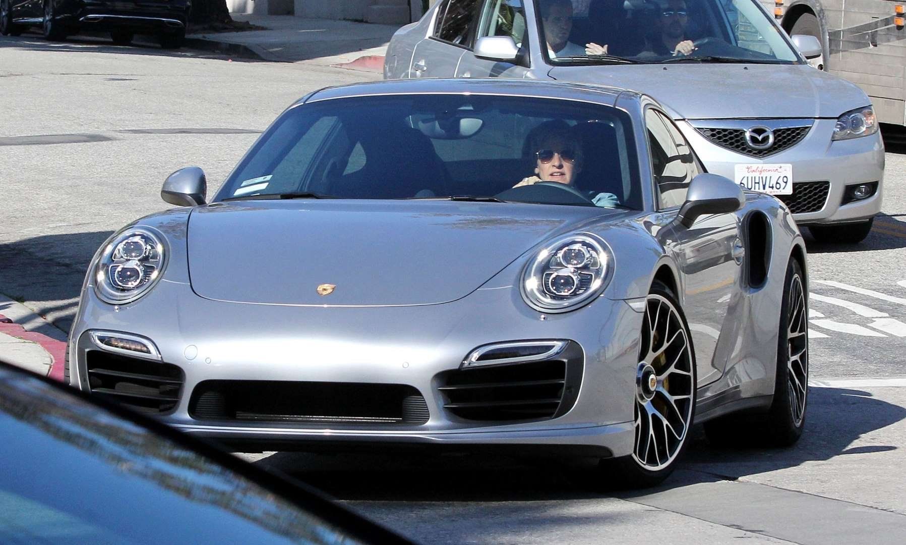 Ellen DeGeneres Drives a Porsche 911