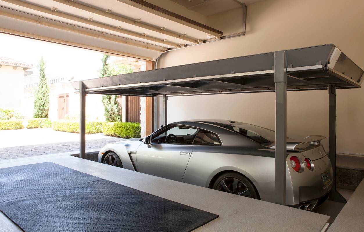 The 20 Coolest Private Garages Hiding, Underground Car Garage Lift