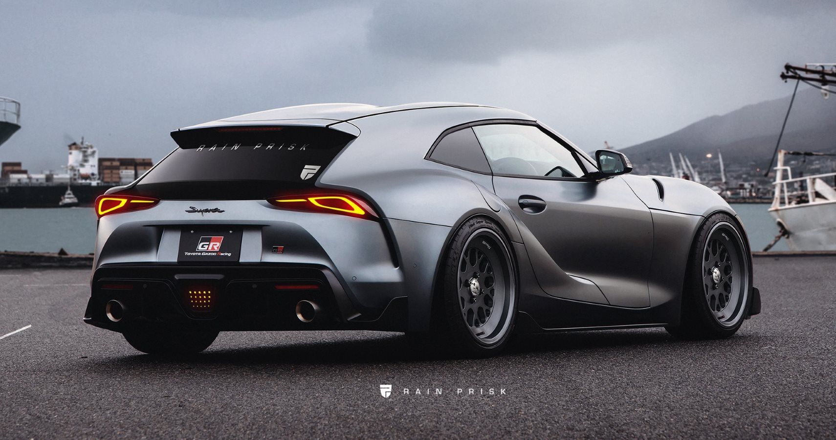 Artist Creates Toyota Supra Shooting Brake In Homage Of BMW Z3 M Coupe