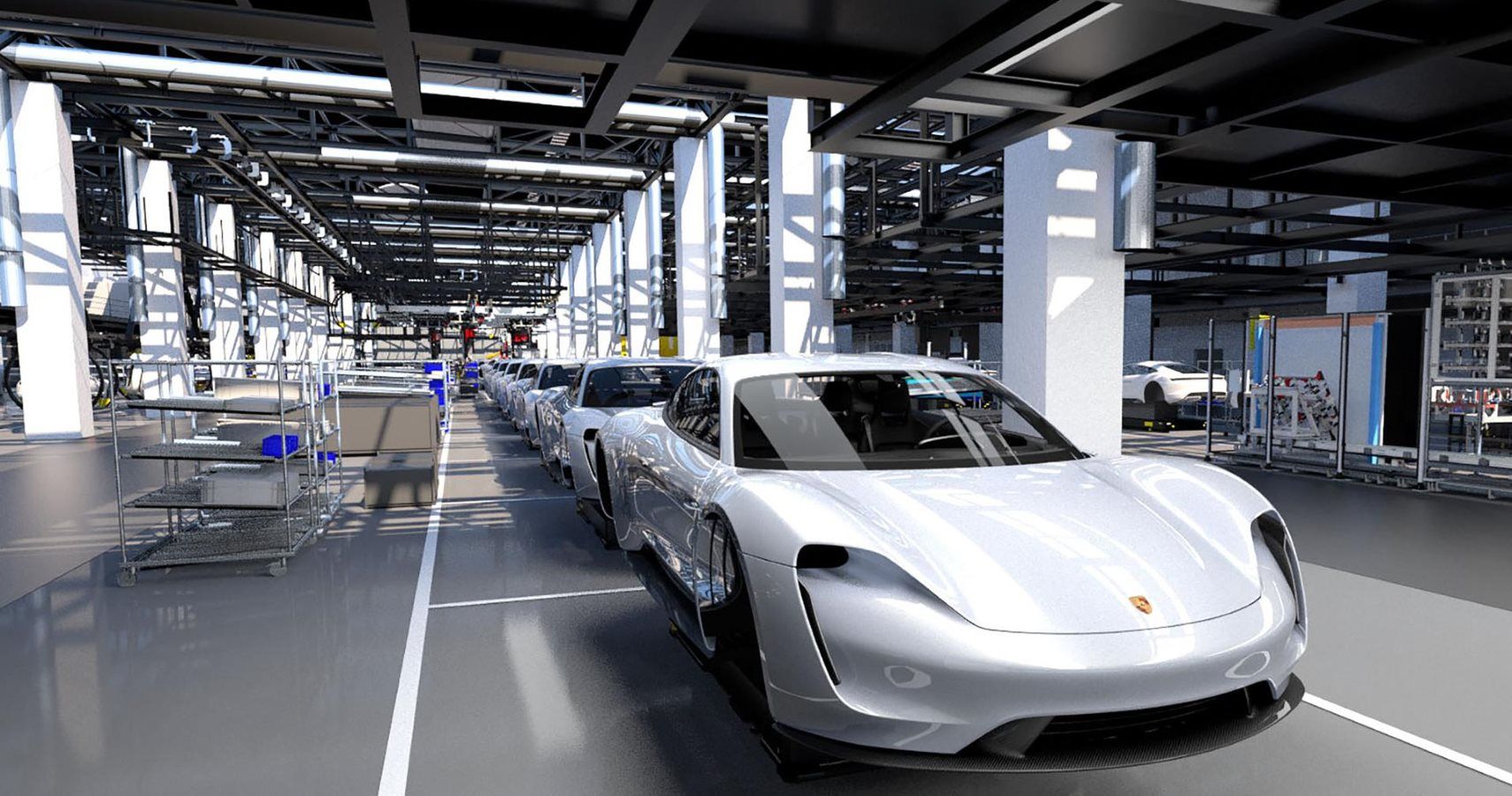 Porsche's New Factory Will Not Only Build EV Taycans But Also Clean The Atmosphere