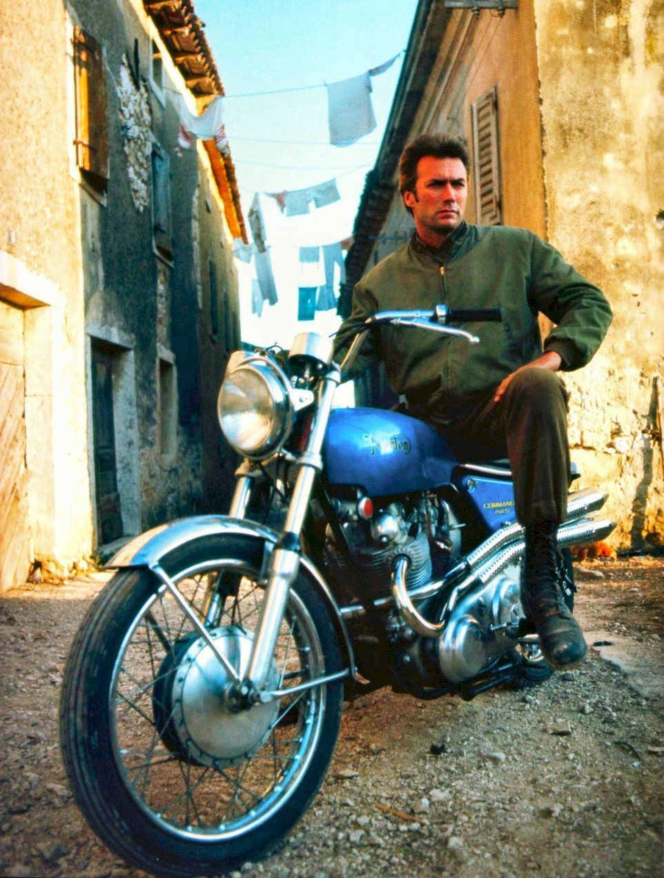 Clint Eastwood And Bike
