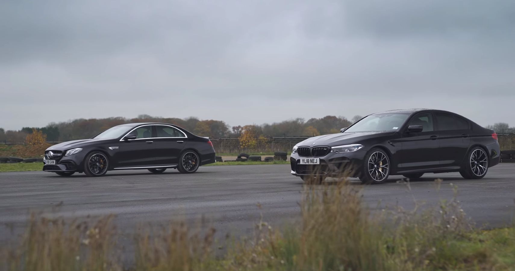 Watch A BMW M5 Competition Take On A Mercedes-AMG E 63 S In Drag Race Action