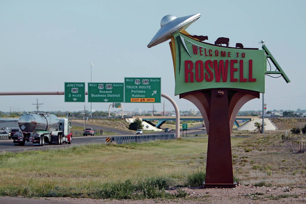 Roswell sign