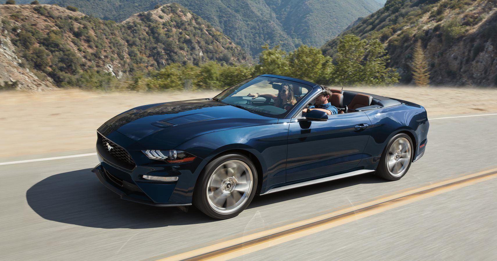 2019 Ford Mustang Ecoboost Convertible - Kona Blue