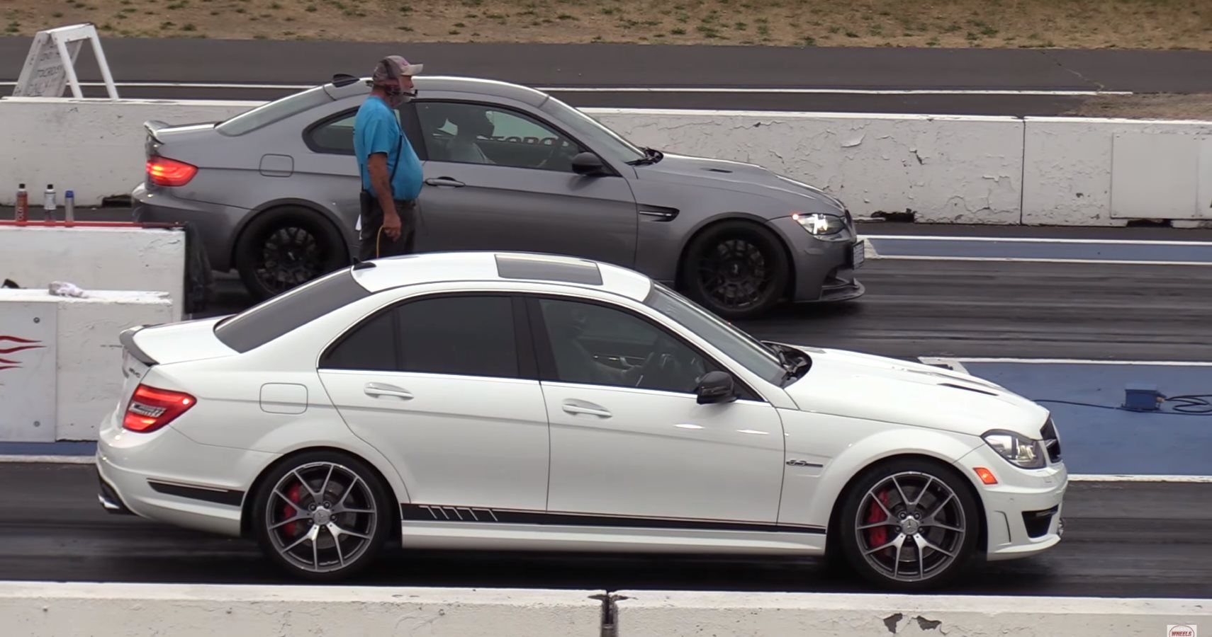 BMW M3 Takes On Mercedes-AMG C63 In Quarter-Mile Action