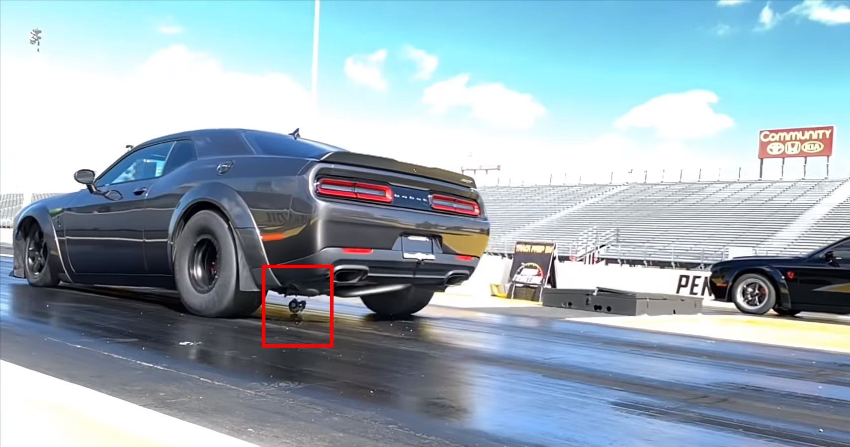 Watch Dodge Demons Blow Out Their Differentials On The Drag Strip