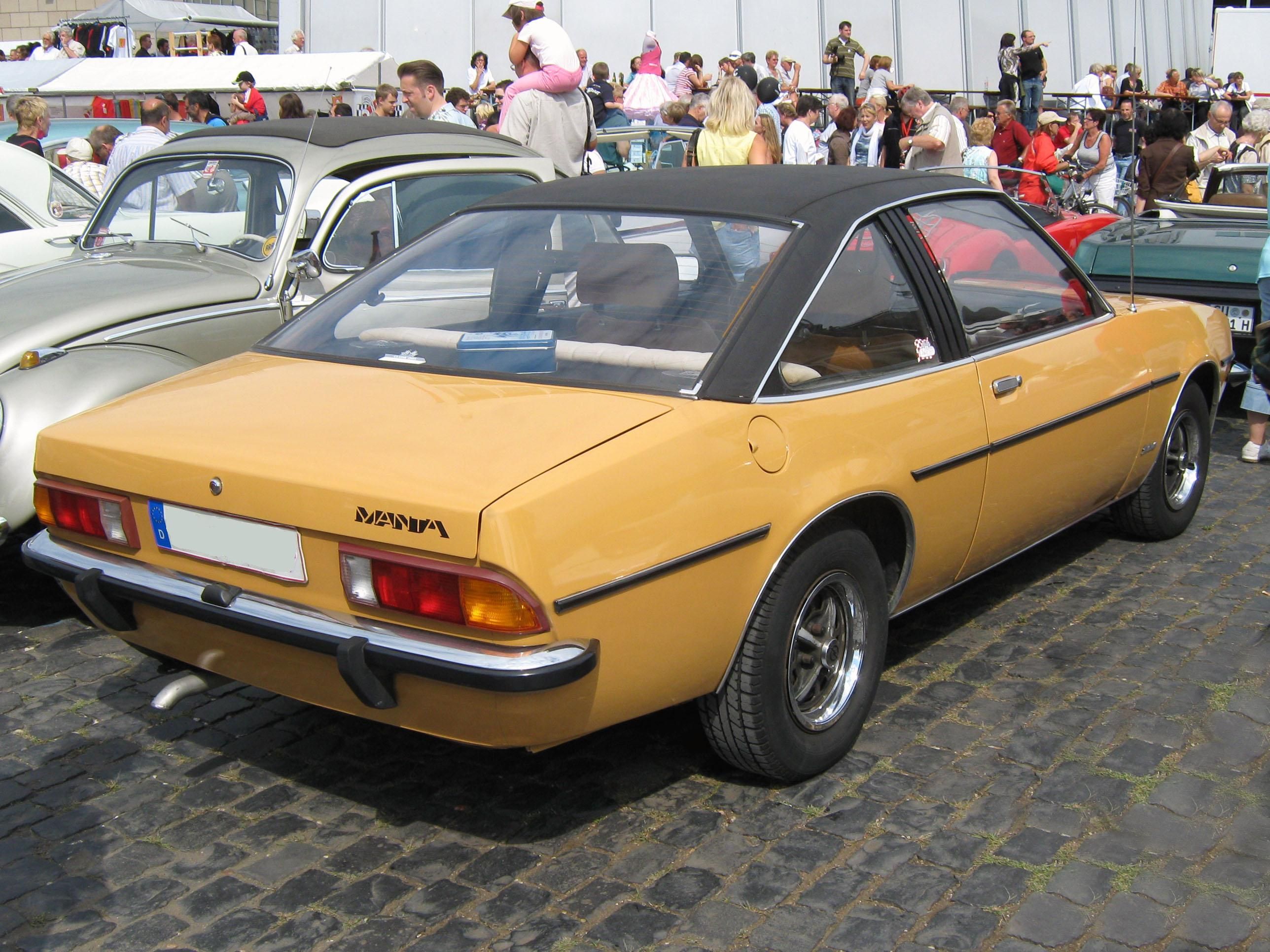 1975 Opel Manta B rear view